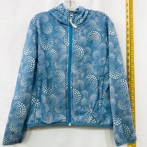North Face Blue Polka Dot Jacket
